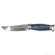 Нож Златоустовский Н81 ст. ЭИ 107 дюраль, кожа